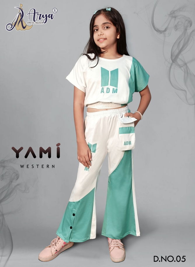 Yami By Arya Lycra Western Girls Wear Catalog